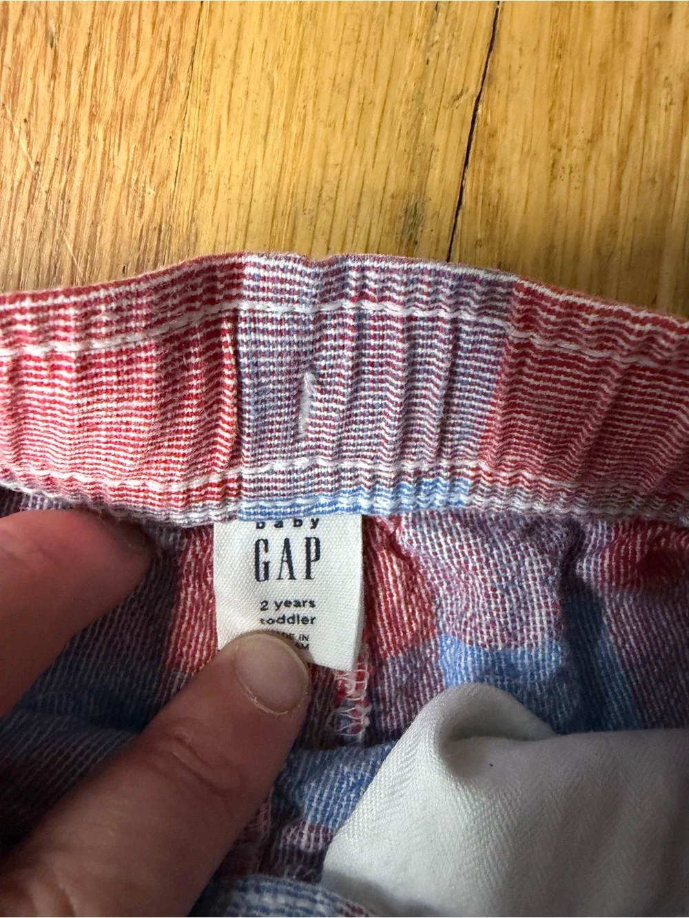 Baby Gap 2 years plaid shorts